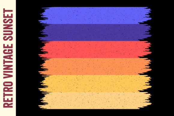 Retro Sunset Vintage Brush Striped Review
