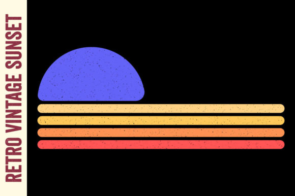 Retro Sunset Vintage Summer 80s, 70s