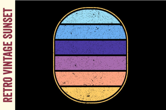 Retro Vintage Sunset Clip Art Review