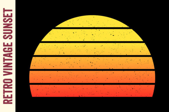 Retro Vintage Sunset Half Circle 90s Embroidery Review