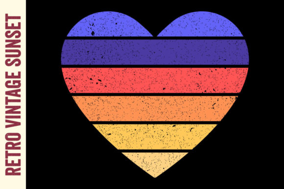 Retro Vintage Sunset Love Grunge Circle Review