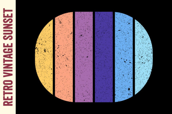 Retro Vintage Sunset Oval Review